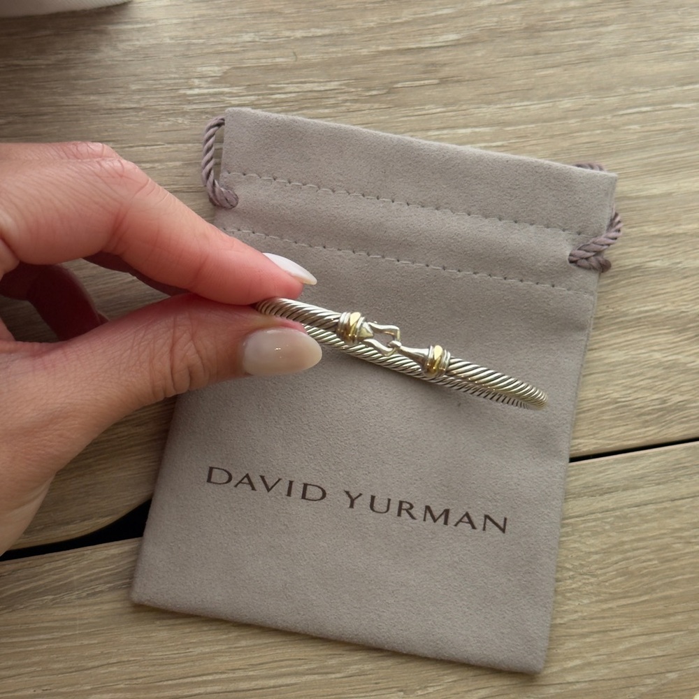 David Yurman Two-Tone Cable Bracelet